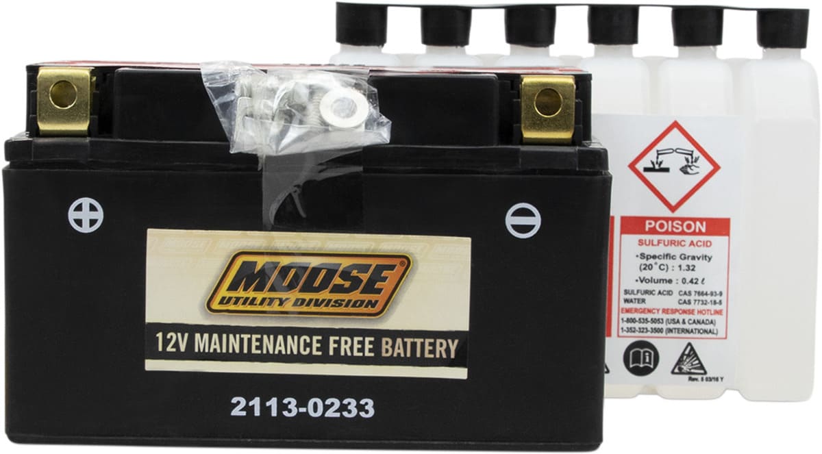 Moose Utility AGM Maintenance Free Battery - YTZ10S
