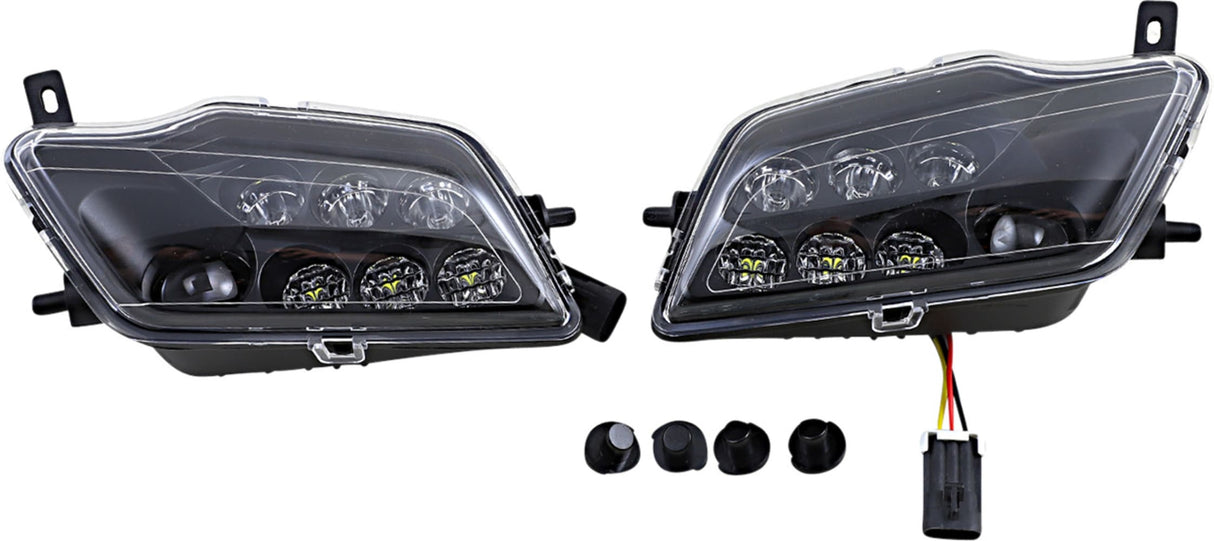 Moose Utility Honda Pioneer LED Headlight - Clear