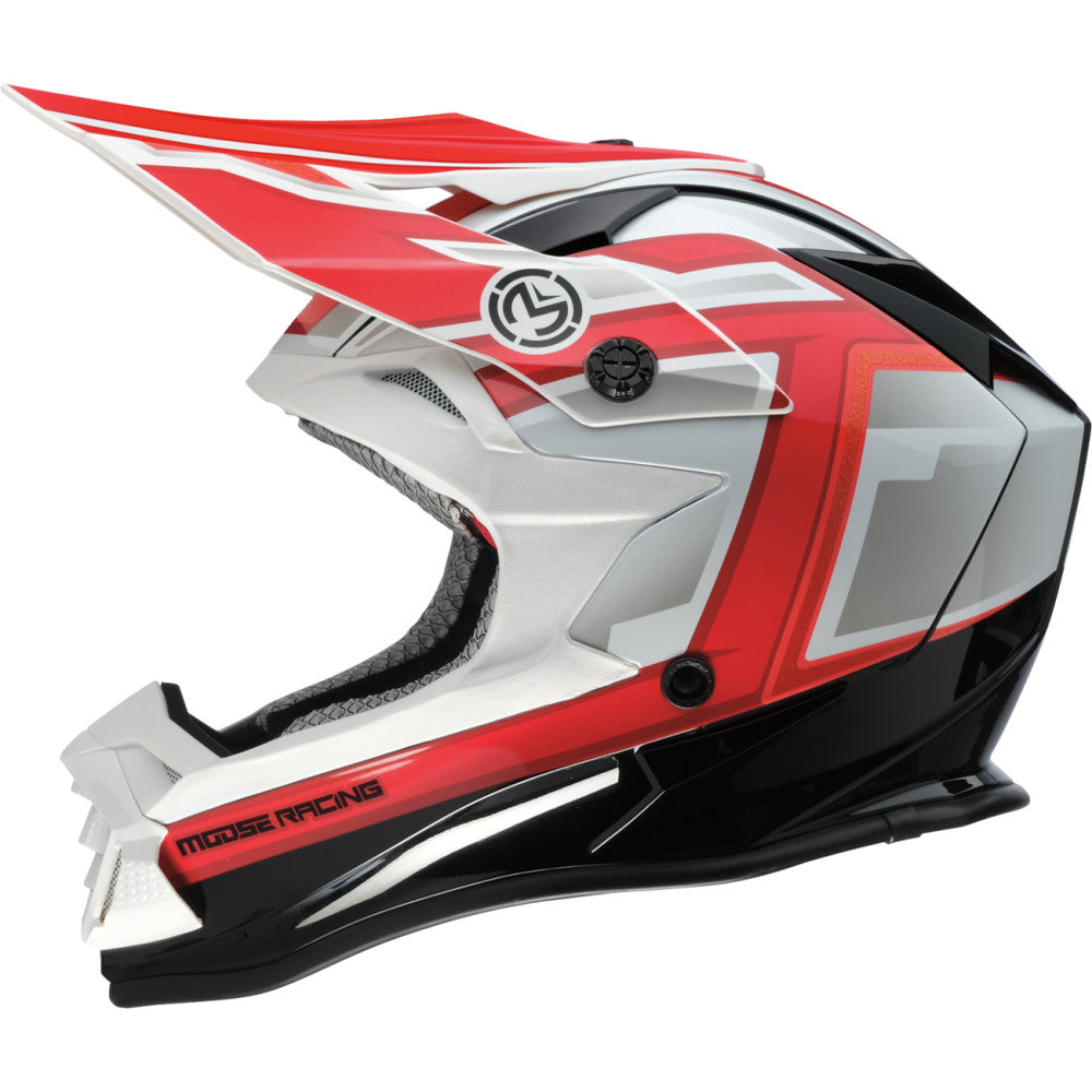 Moose Utility Large MR3 F.A.F. Helmet - White/Black/Red