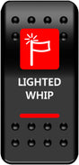 Moose Utility Lighted Whip Rocker Switch