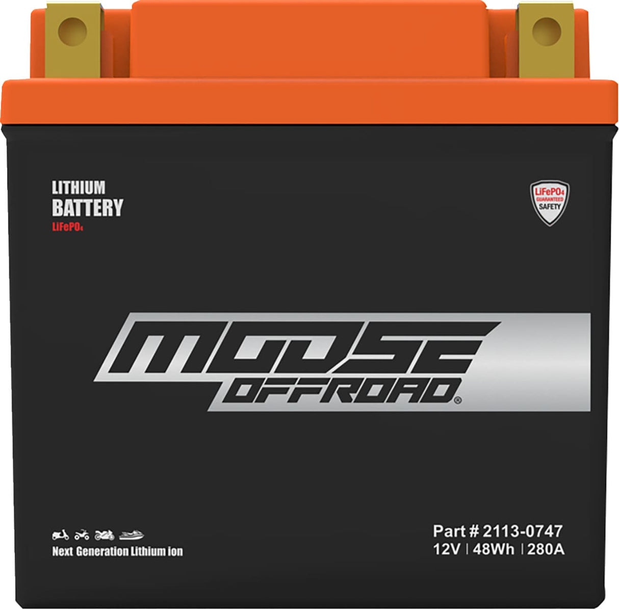 Moose Utility Lithium Ion LiFePO4 Battery - HUTX14AHQ-FP