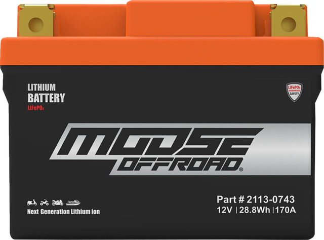 Moose Utility Lithium Ion LiFePO4 Battery - HUTZ75-FP