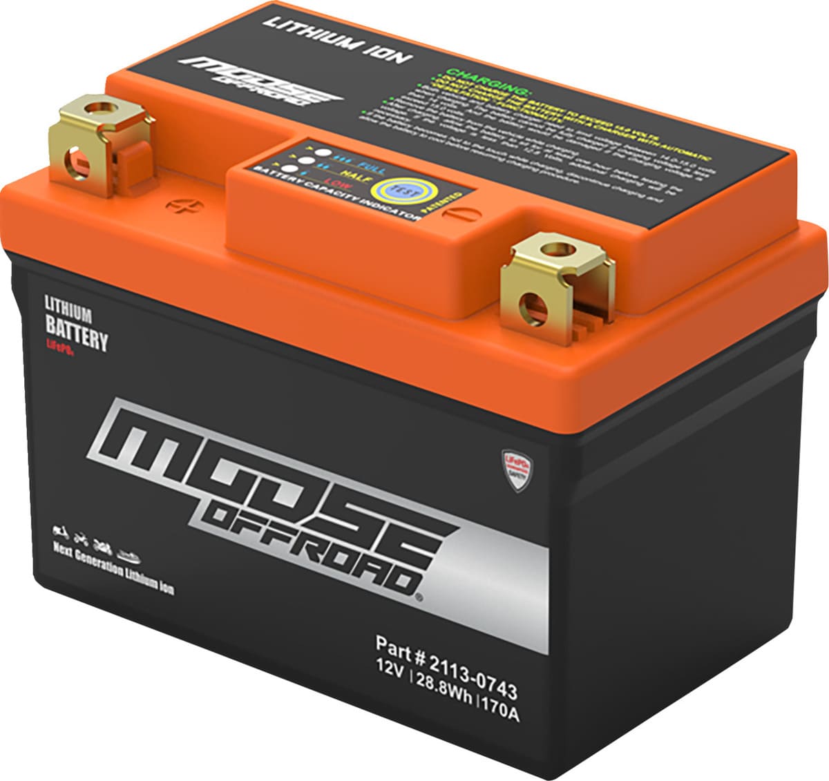 Moose Utility Lithium Ion LiFePO4 Battery - HUTZ75-FP