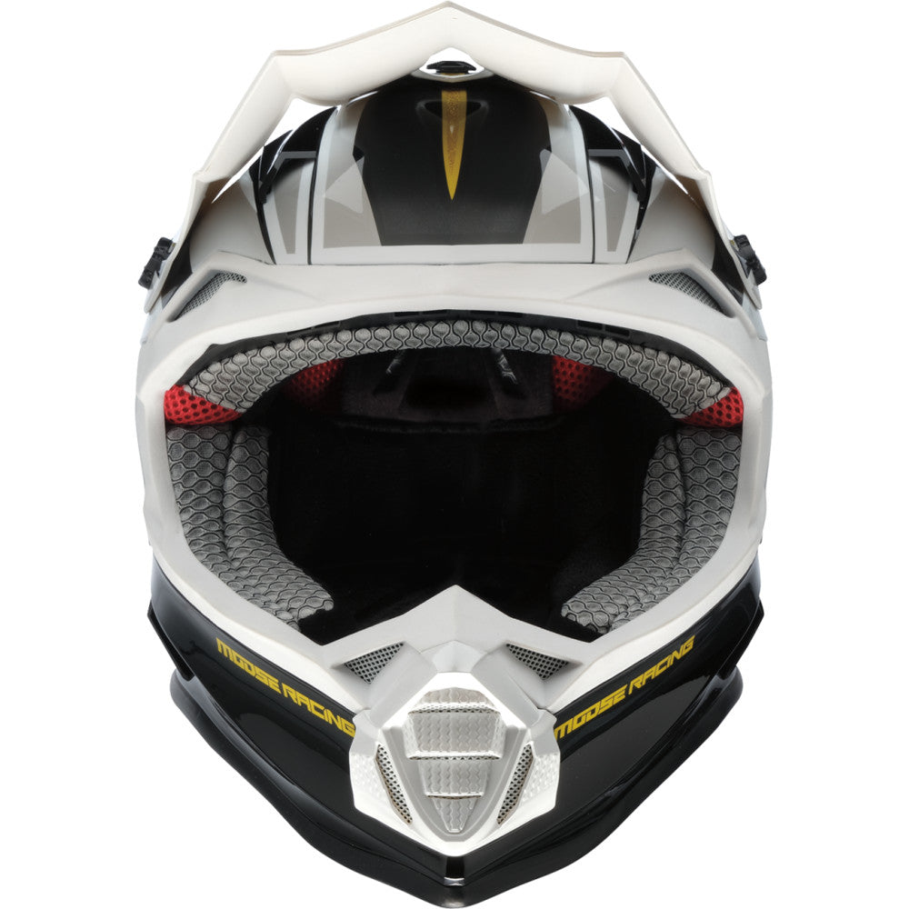 Moose Utility Medium MR3 F.A.F. Helmet - White/Black/Gold