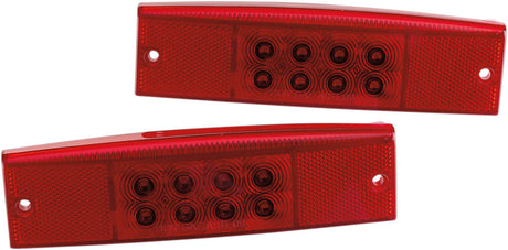 Moose Utility Polaris Ranger Mid-Size LED Tail Lights - Red