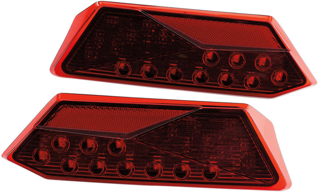Moose Utility Polaris RZR 1000 LED Tail Lights - Red