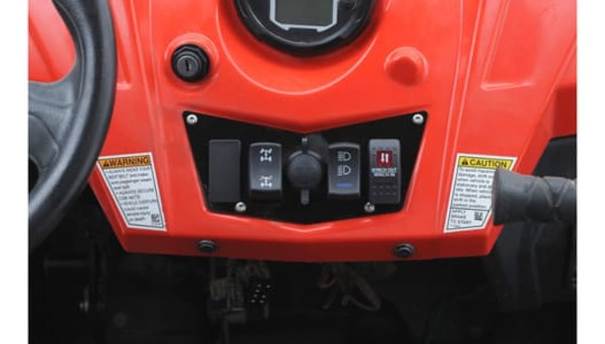 Moose Utility Polaris RZR 4 Switch Center Dash Plate