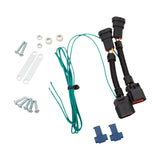 Moose Utility Polaris RZR 900 UTV LED Headlight w/ Wiring Adapter Harness - Black