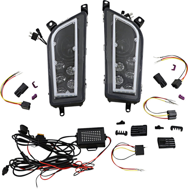 Moose Utility Polaris RZR 900/ 1000 LED Headlight - Clear