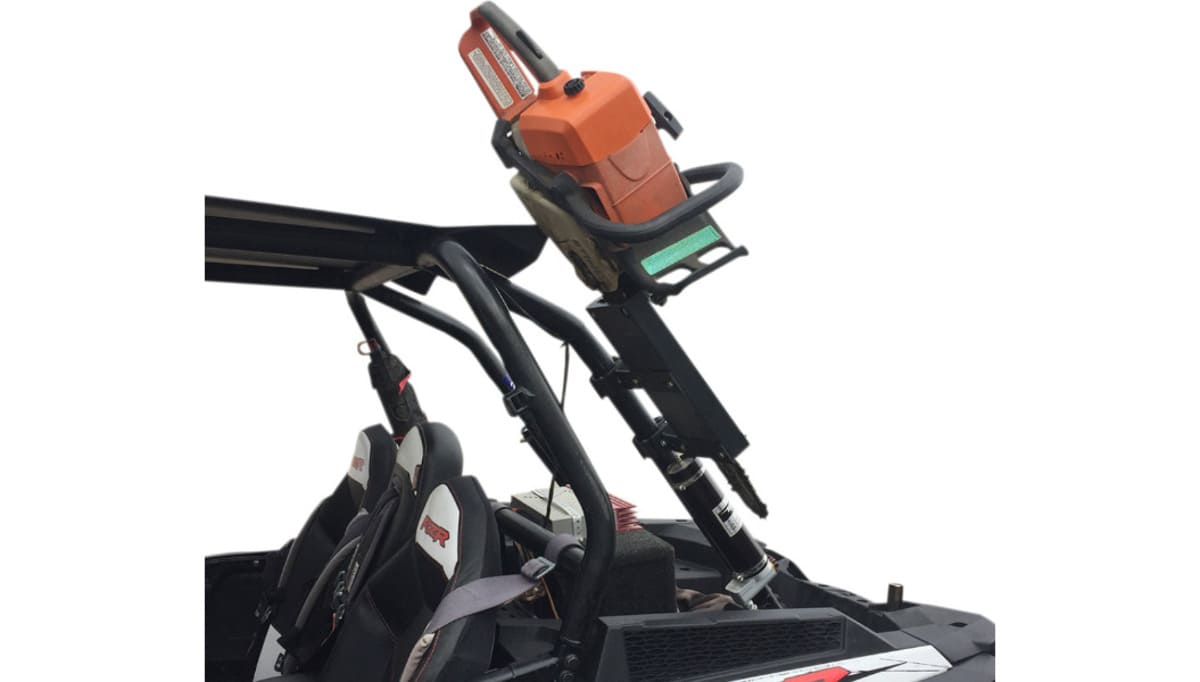 Moose Utility Roll Bar Chainsaw Mount Kit - Black