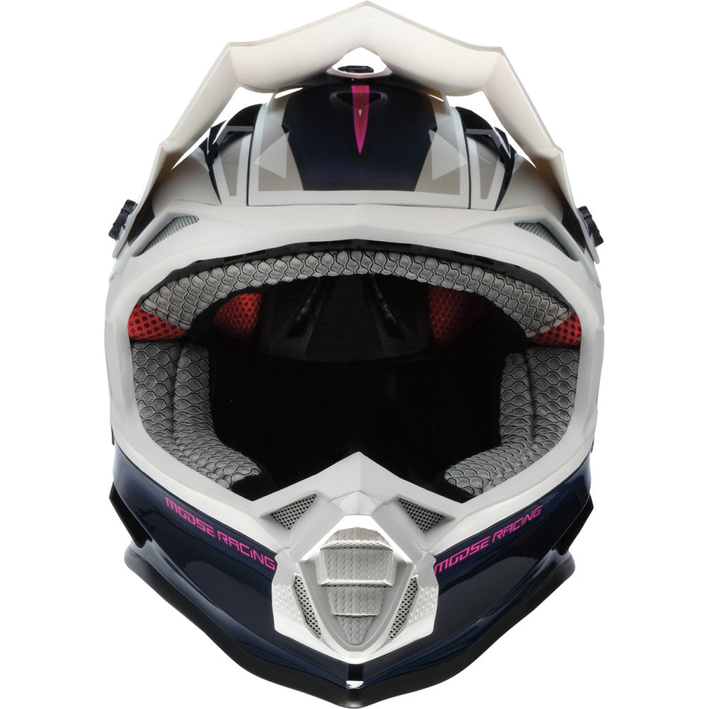 Moose Utility Small MR3 F.A.F. Helmet - White/Navy/Pink