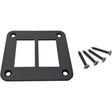 Moose Utility Universal 2 Switches Dash Plate - Black