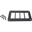 Moose Utility Universal 4 Switches Dash Plate - Black