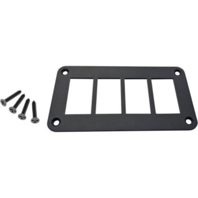 Moose Utility Universal 4 Switches Dash Plate - Black