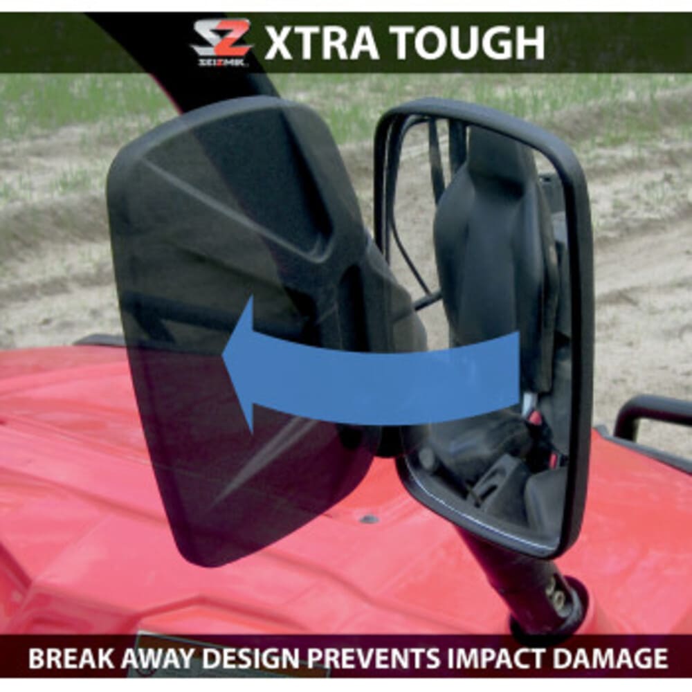 Moose Utility UTV Sideview Mirrors - Black