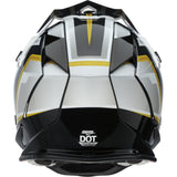Moose Utility White/Black/Gold F.A.F MR3 Helmet  - XL