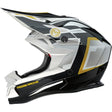 Moose Utility White/Black/Gold F.A.F MR3 Helmet  - XL