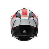 Moose Utility White/Black/Red  F.A.F. MR3 Helmet - Medium
