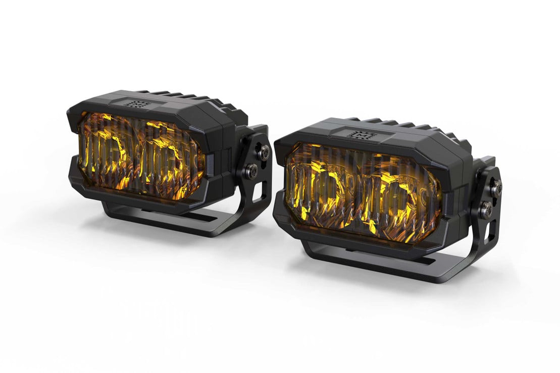 Morimoto 2 Banger LED Pods - HXB Combo Beam