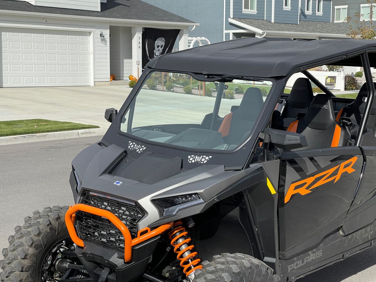 Moto Armor '24+ Polaris RZR XP 1000 Full Glass Windshield