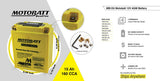Motobatt 12V AGM Battery - MB12U