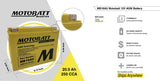 Motobatt 12V AGM Battery - MB16AU