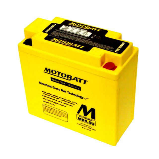 Motobatt 12V AGM Battery - MB5.5U