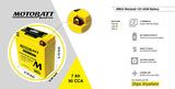 Motobatt 12V AGM Battery - MB5U