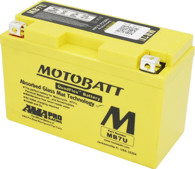 Motobatt 12V AGM Battery - MB7U