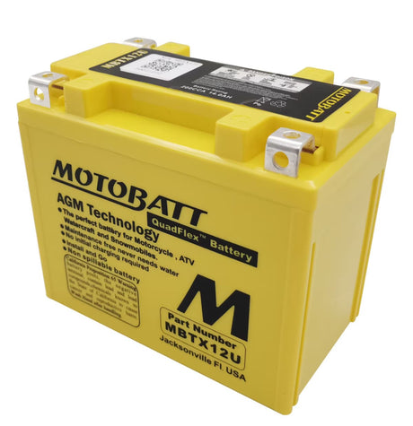 Motobatt 12V AGM Battery - MBTX12U