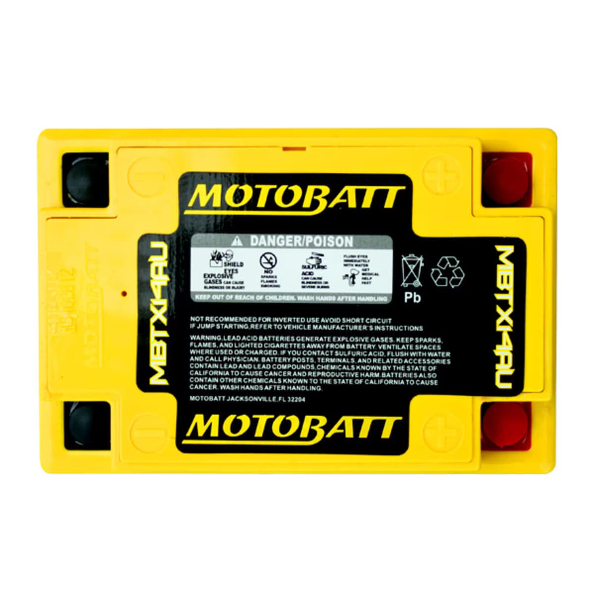 Motobatt 12V AGM Battery - MBTX14AU