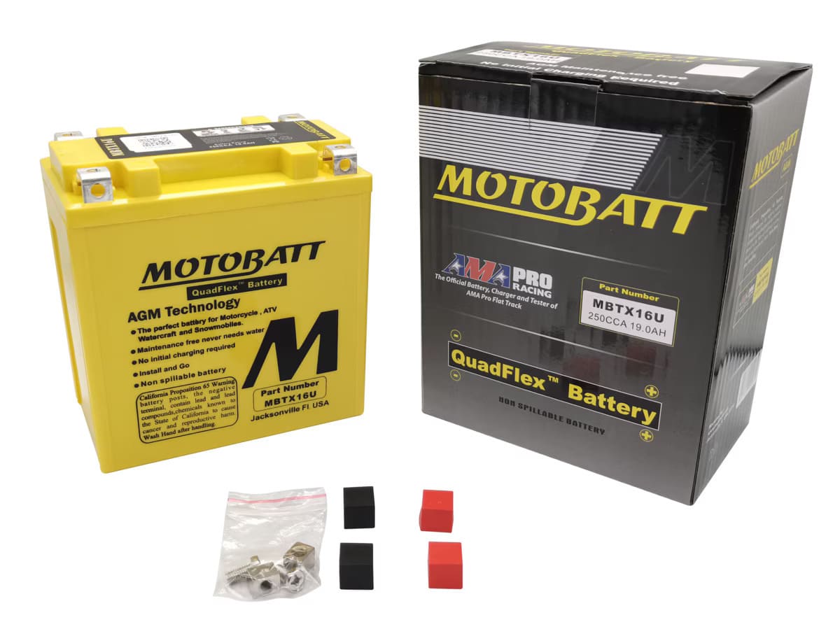 Motobatt 12V AGM Battery - MBTX16U