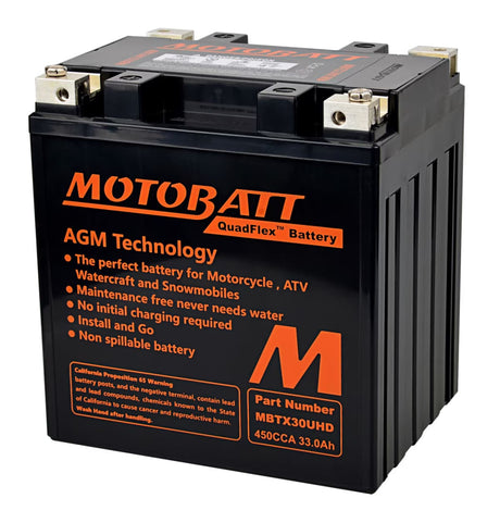 Motobatt 12V AGM Battery - MBTX30UHD
