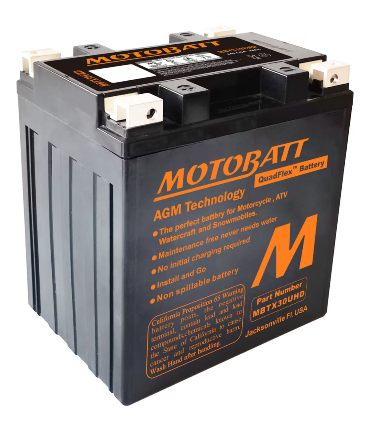 Motobatt 12V AGM Battery - MBTX30UHD