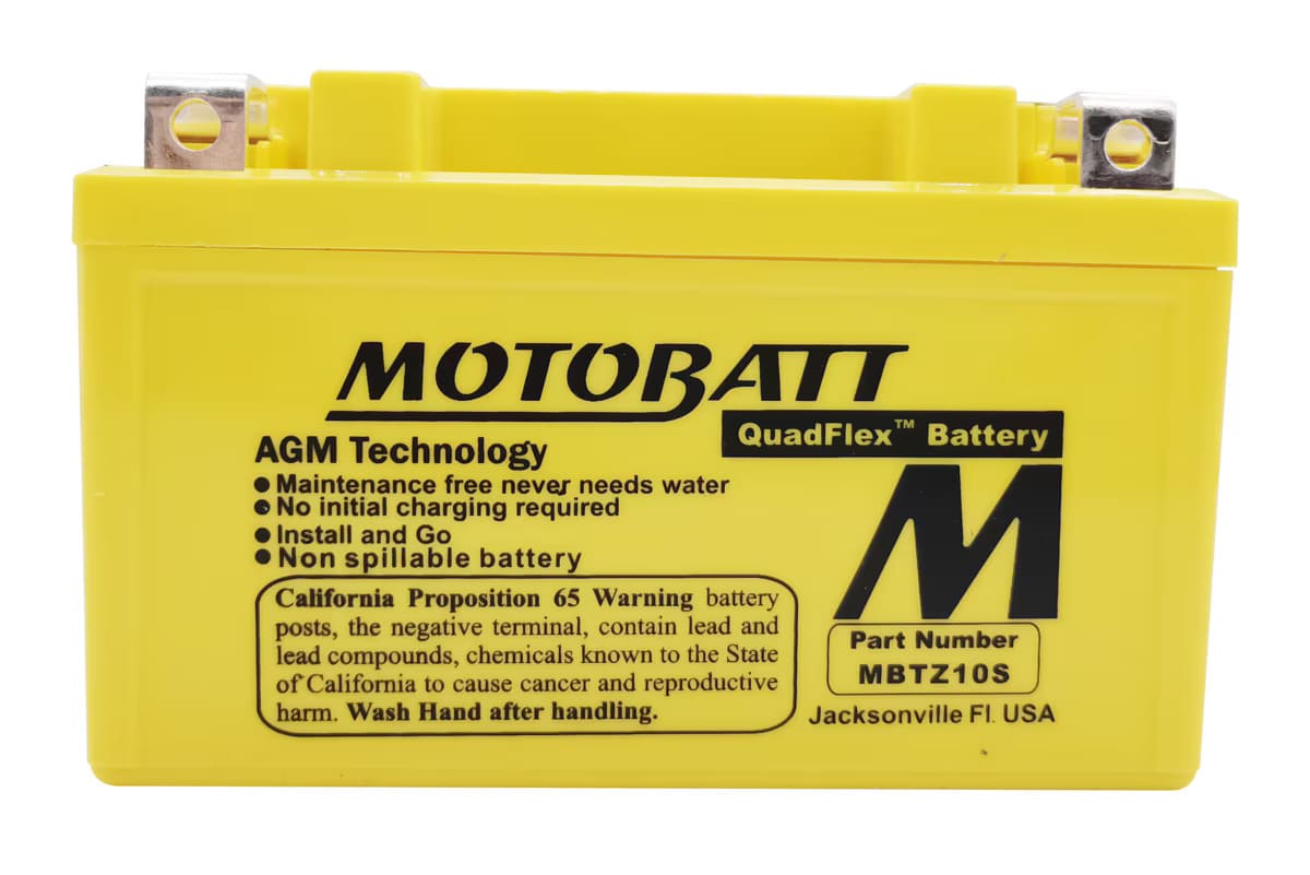 Motobatt 12V AGM Battery - MBTZ10S