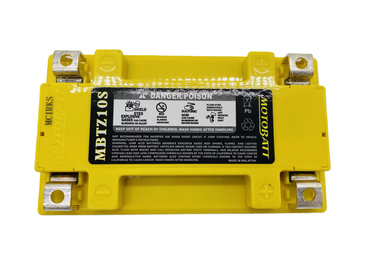 Motobatt 12V AGM Battery - MBTZ10S