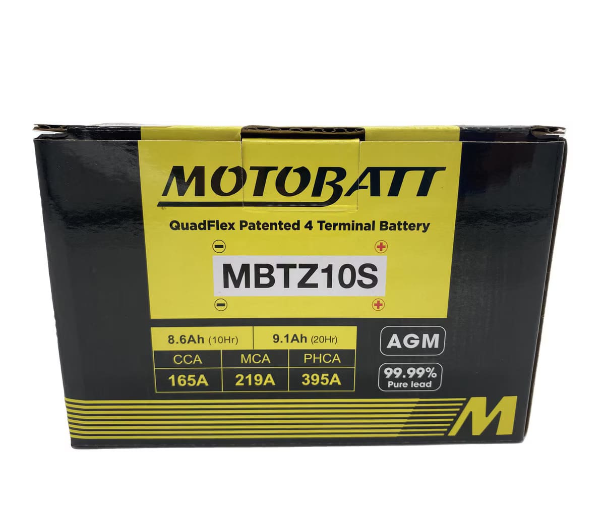 Motobatt 12V AGM Battery - MBTZ10S