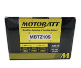 Motobatt 12V AGM Battery - MBTZ10S