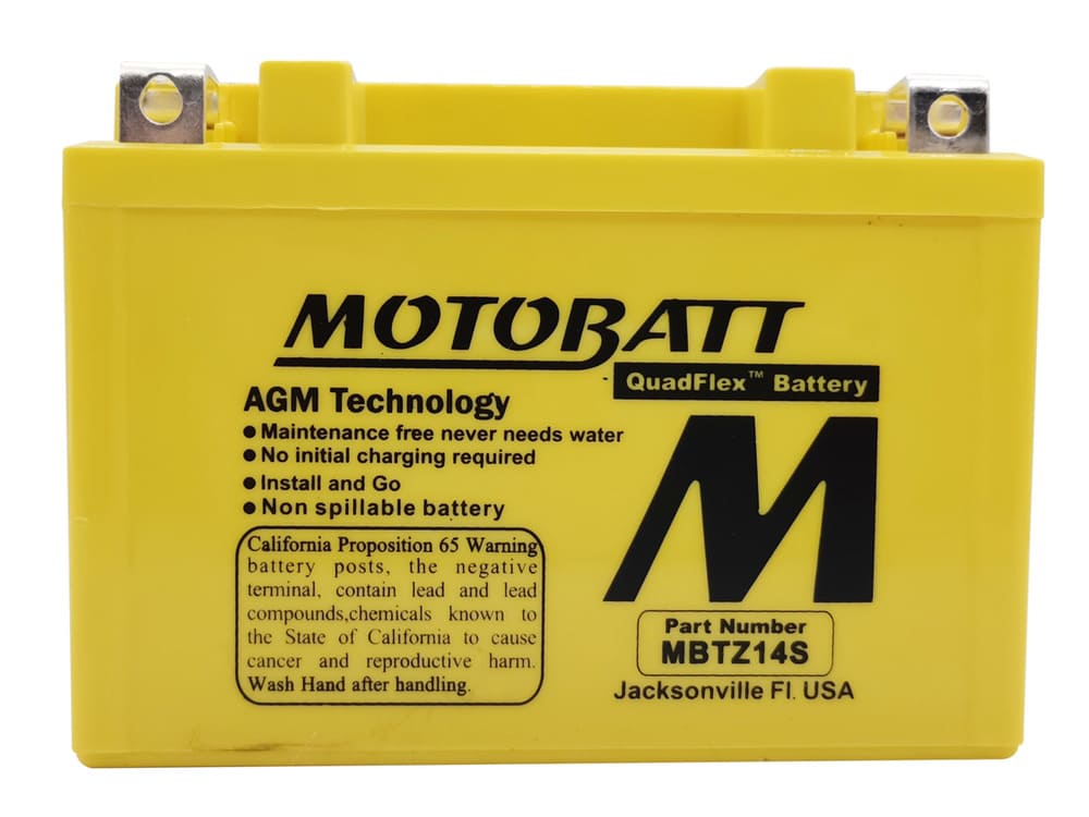 Motobatt 12V AGM Battery - MBTZ14S