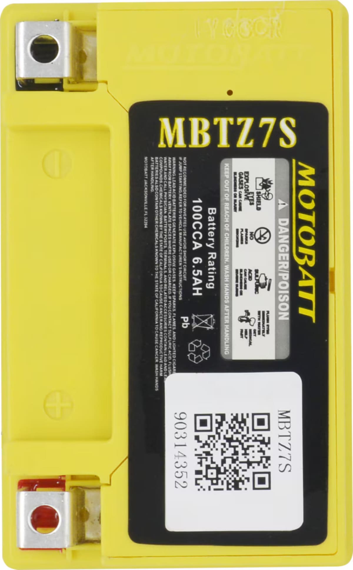 Motobatt 12V AGM Battery - MBTZ7S