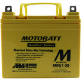 Motobatt 12V AGM Battery - MBU1-35