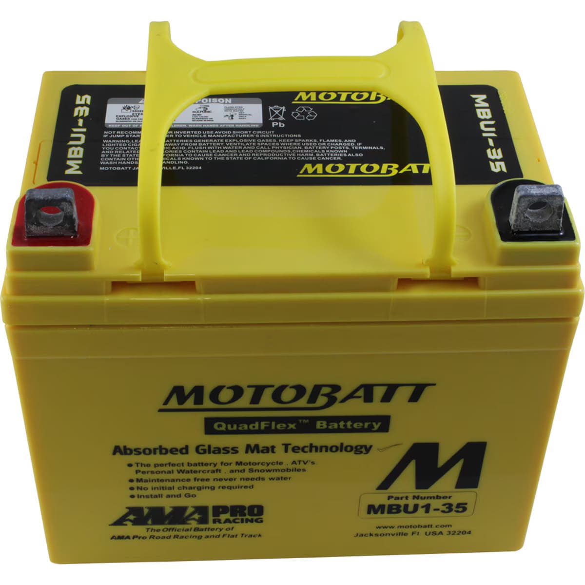 Motobatt 12V AGM Battery - MBU1-35