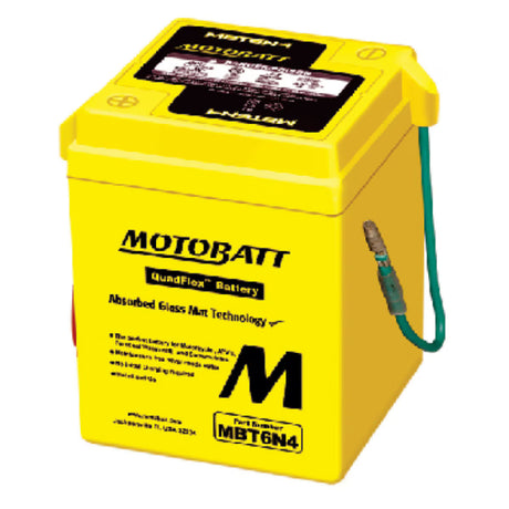 Motobatt 6V AGM Battery - MBT6N4