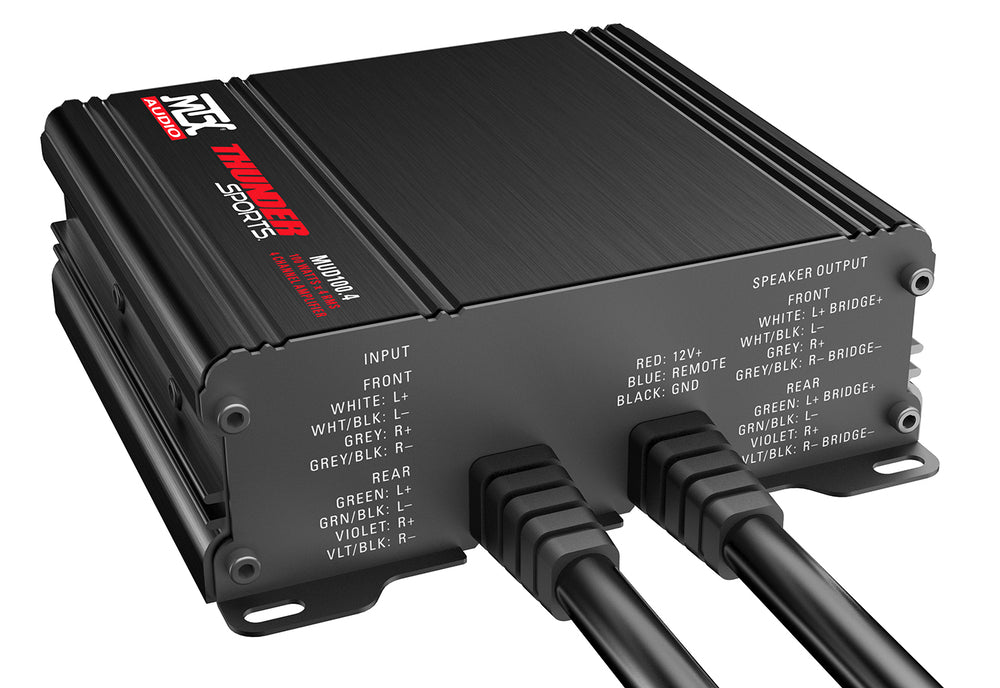 MTX Audio 400-Watt RMS 4-Channel Powersports Amplifier