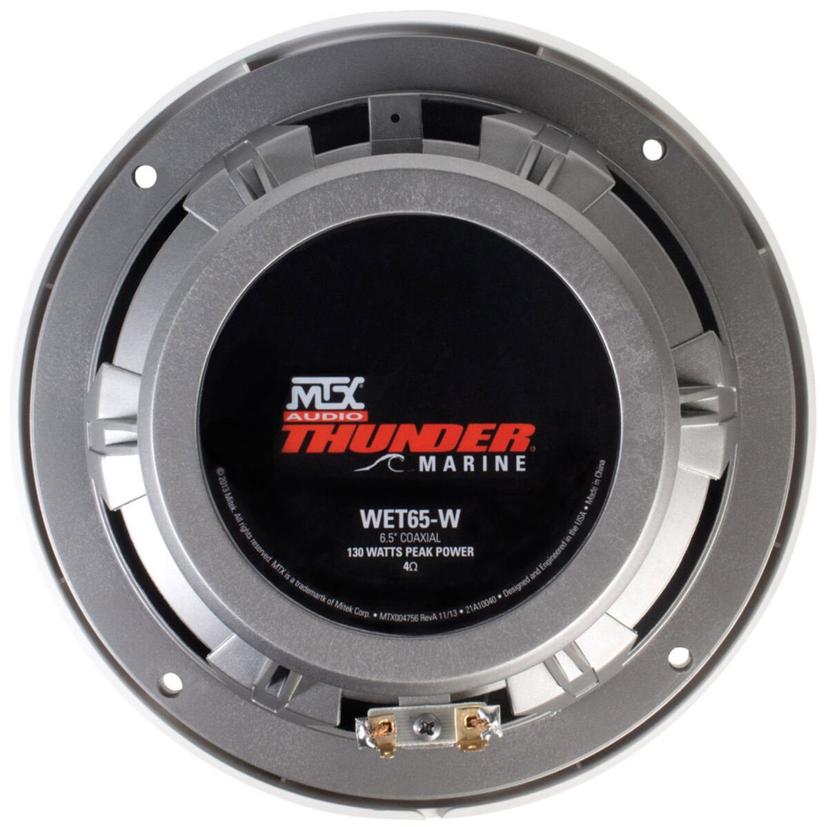 MTX Audio 6.5” 65-Watt RMS 4ω Coaxial Marine Speaker