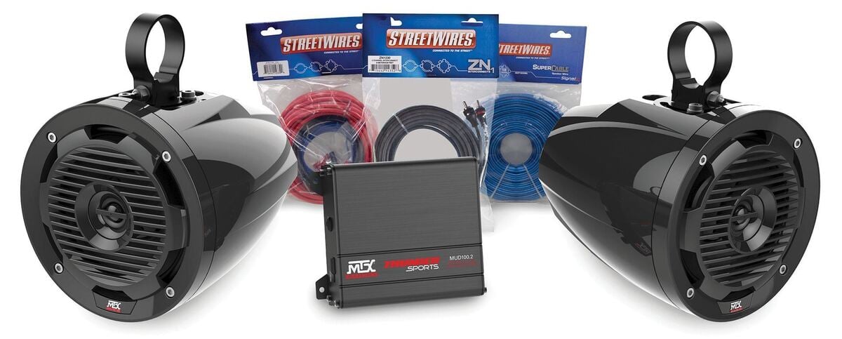 MTX Audio Amplifier & 4 Roll Cage Speaker - Package Addition
