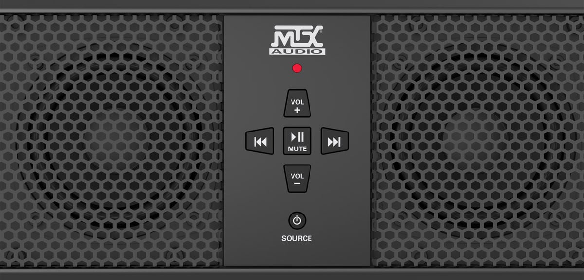 MTX Audio Universal 6 Speaker All Weather Sound Bar With Bluetooth