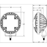 Nacho Offroad Lighting 5.75" TM5 Amber White - Pair