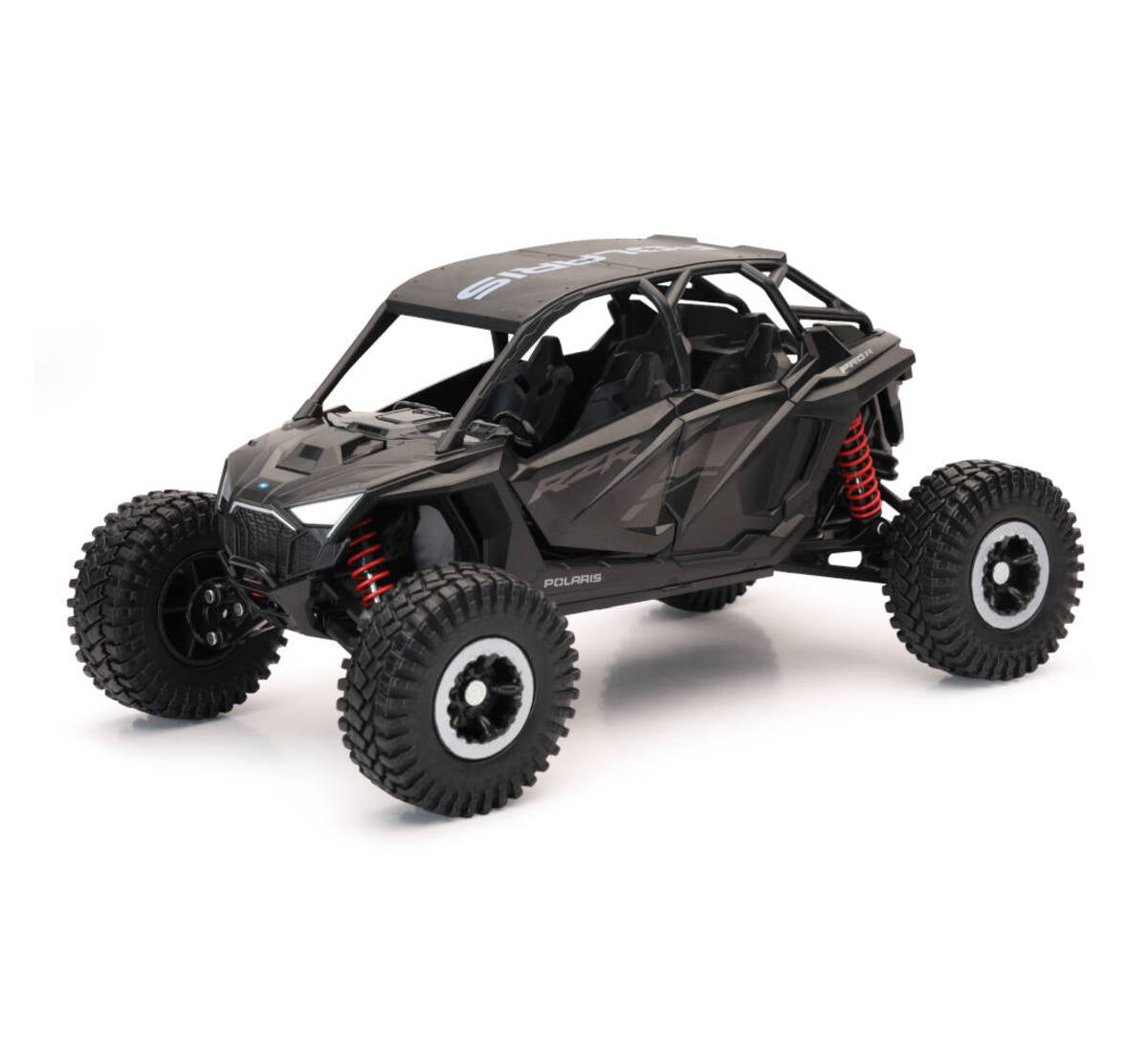 New Ray Toys Polaris RZR Pro R 4 1:18 Scale Rock Crawler - Stealth Bla