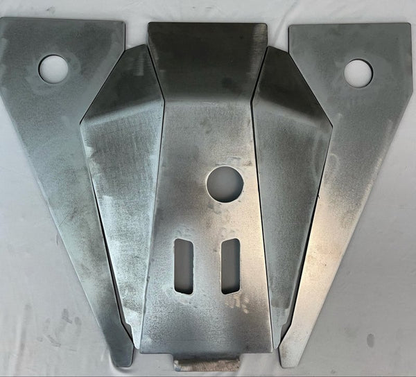 NRP Polaris RZR Pro Engine & Transmissions Bash Plates - 1/4” Weld on